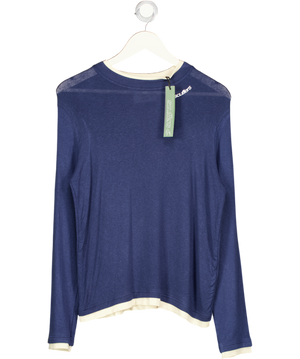 Scuffers Blue & Yellow Double Long Sleeve UK S