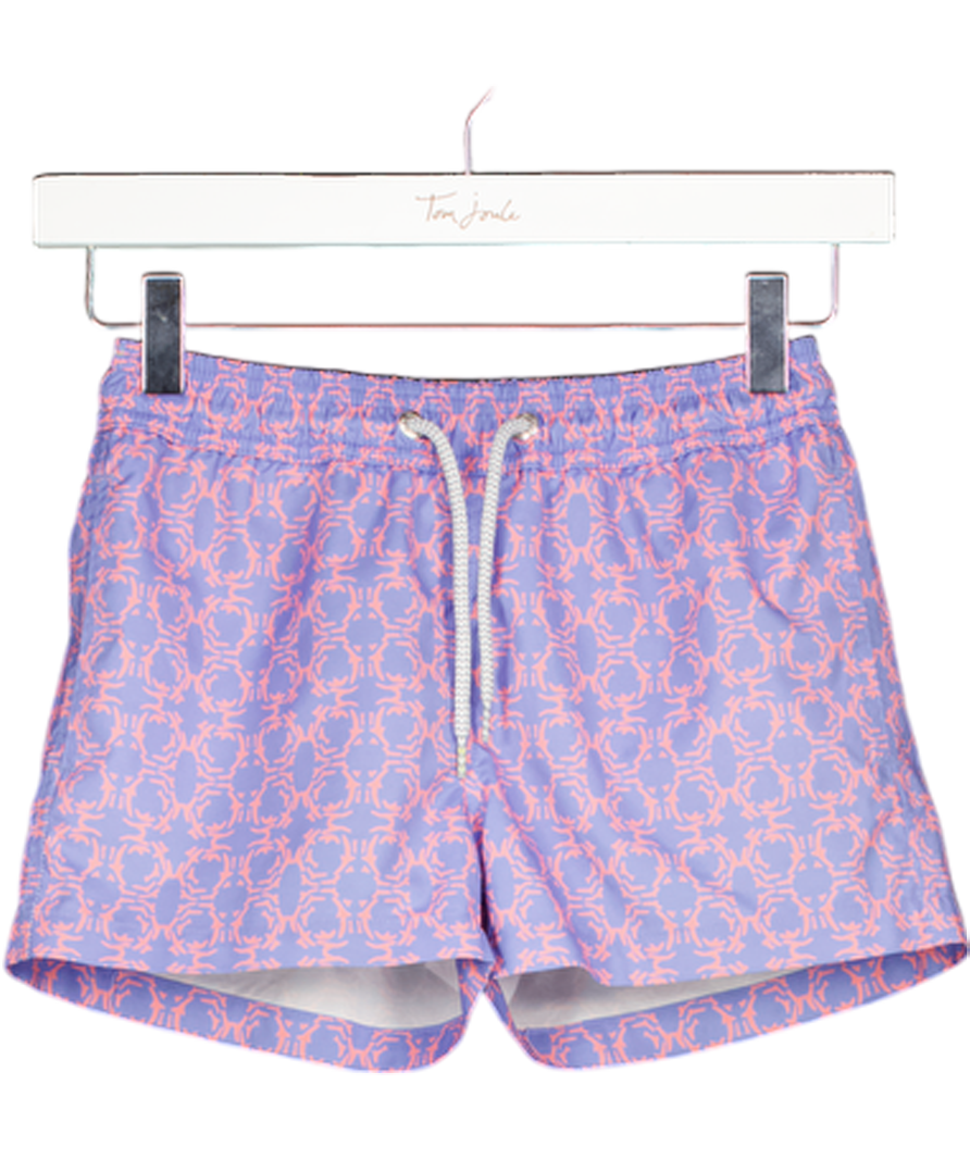 LOVE BRAND & CO Blue / Coral Boys Swim Shorts 4 Years