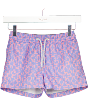 LOVE BRAND & CO Blue / Coral Boys Swim Shorts 4 Years