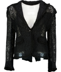 Dolce & Gabbana D&g Black Sheer Lace Jacket UK S