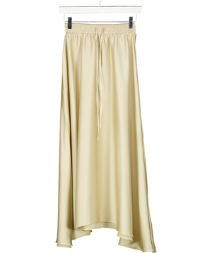 ARKET Cream Satin Maxi Skirt UK 6