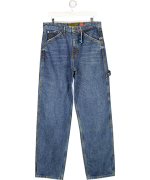Superdry Blue Vintage Slim Straight Jeans UK M
