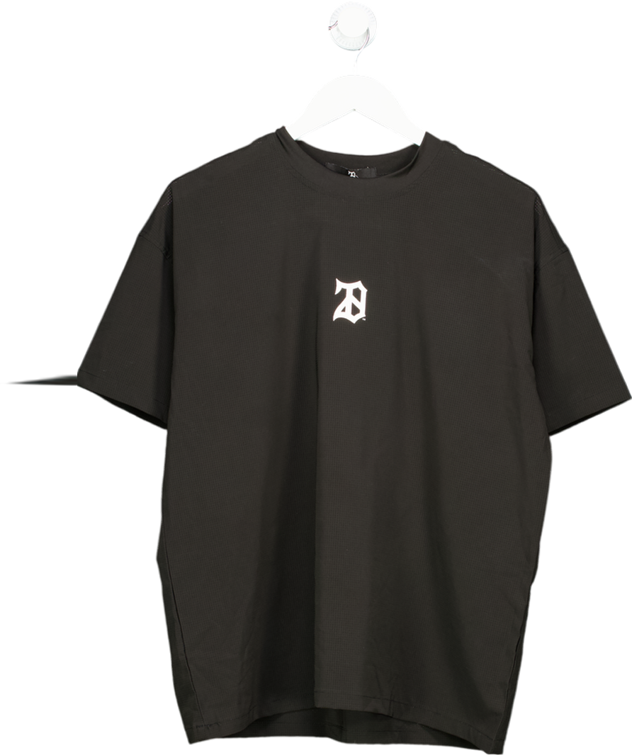 28 Black Mesh T-shirt UK S