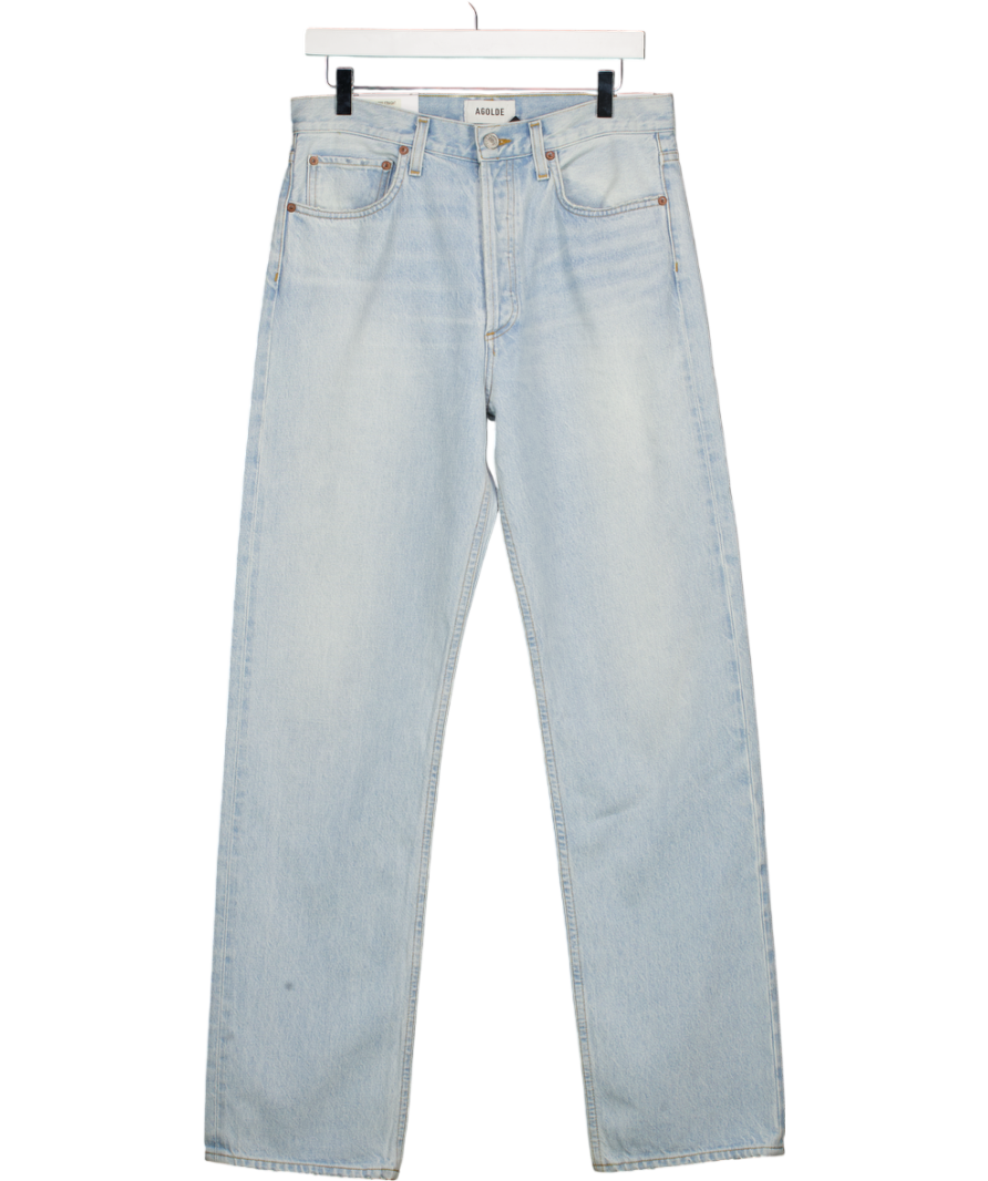 AGOLDE Light Blue High Rise Relaxed Straight Jeans W27