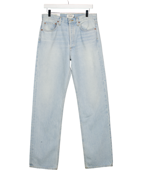 AGOLDE Light Blue High Rise Relaxed Straight Jeans W27