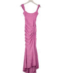 House of CB Cesca Rose Pink Floral Maxi Dress UK S