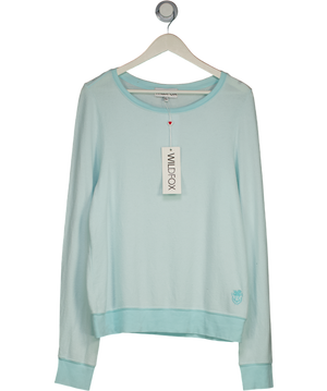 Wildfox Couture Blue F5d1 Soft Touch Crew Neck Sweatshirt UK M