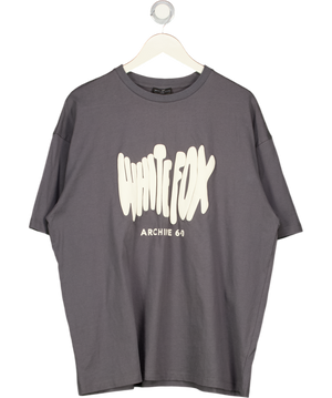 White Fox Grey Archive 6.0 Bubble Oversized Tee UK L/XL