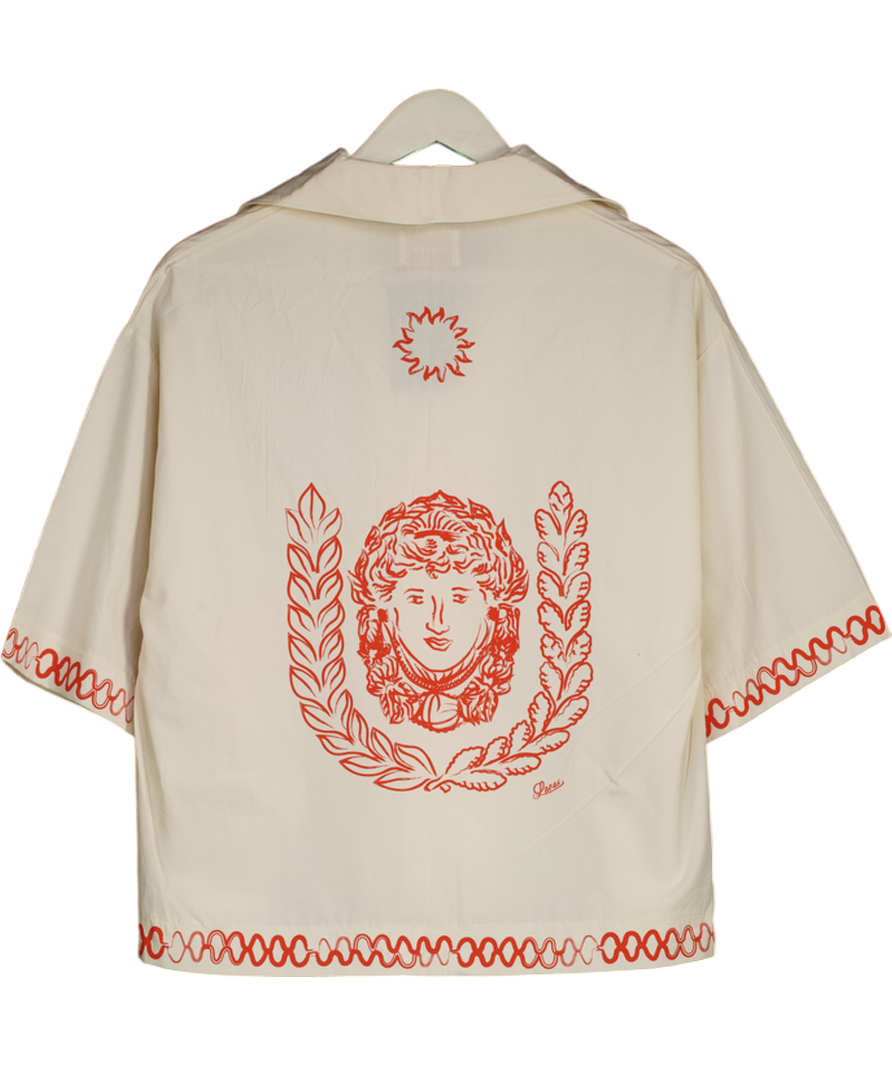 Lanes Studio Cream On Location Shirt UK S