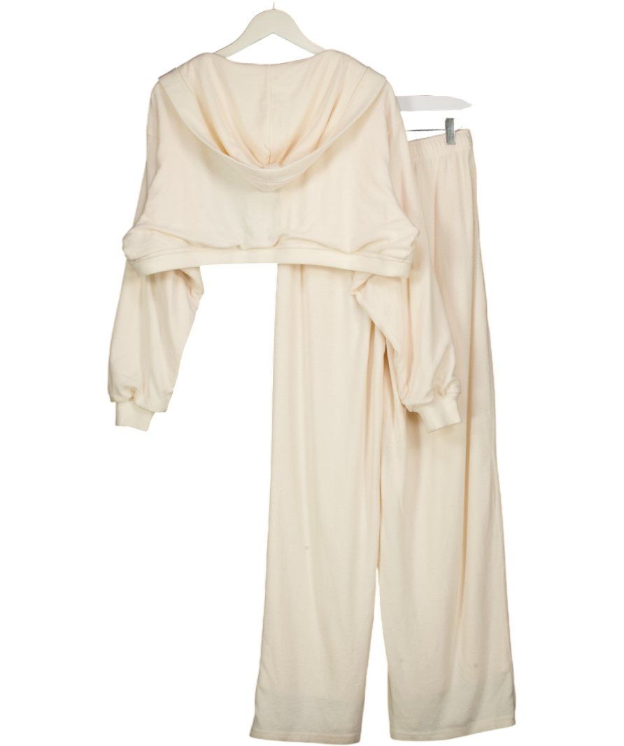 BO + TEE 2-piece Cream Jersey Joggers (uk S) And Top (uk M)  Set UK S/M