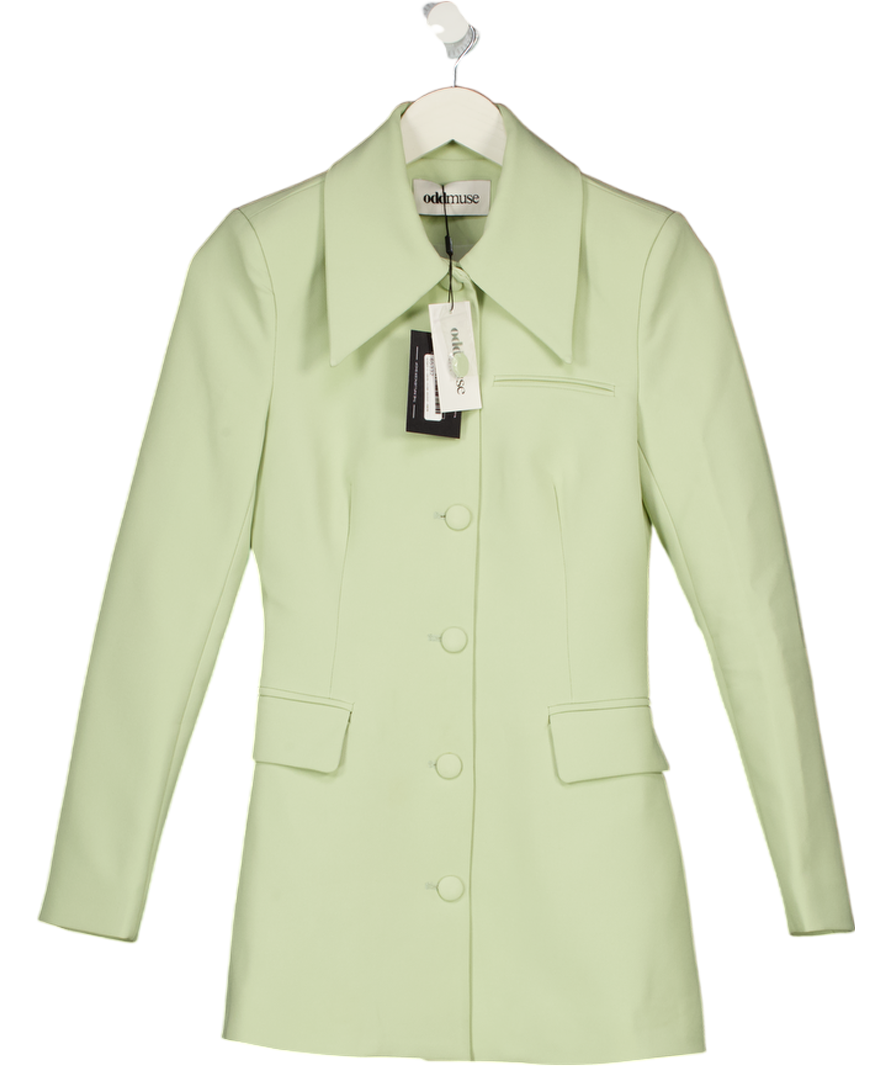 ODDMUSE Pistachio Green Structured Jacket UK XS