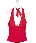 WHITE FOX Hot Girl Halter Bustier Red UK M