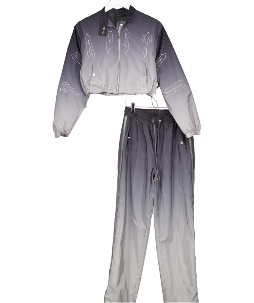 Trapstar Grey Shell Jacket And Joggers Set UK S