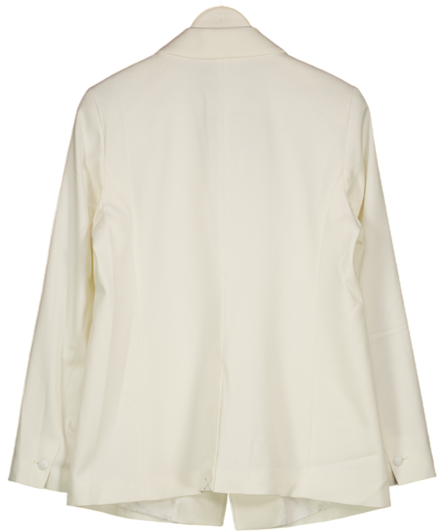 TALBOTS Cream Ivory Single Button Blazer UK 10