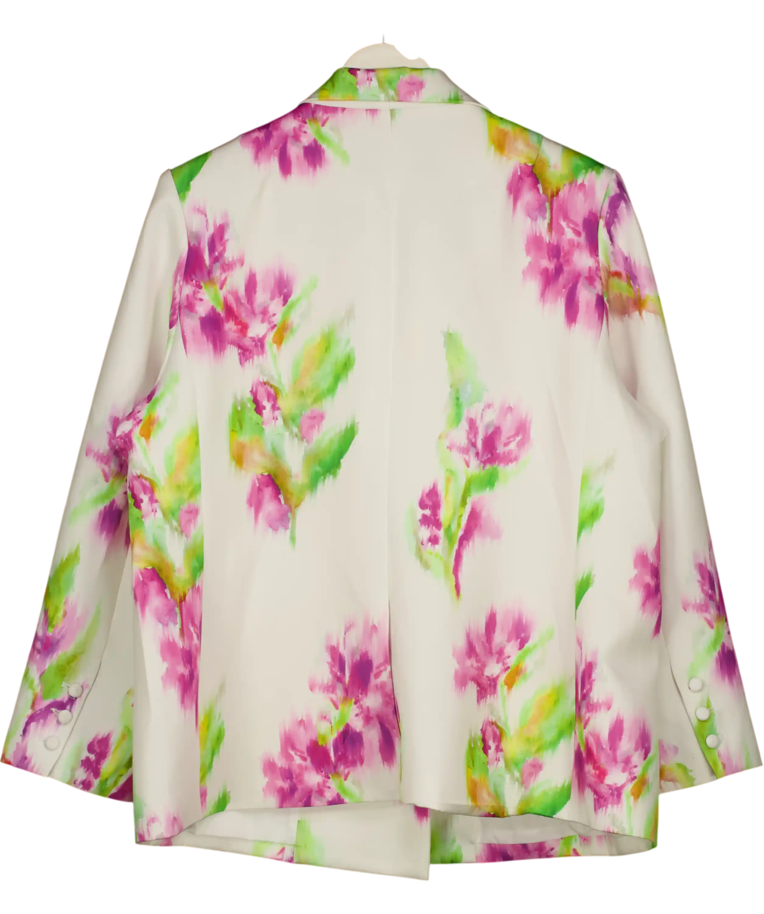 Wallis Cream Collection Ivory Floral Satin Blazer Coord UK 20
