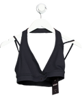 Bo+Tee Black Halterneck Sports Bra UK S