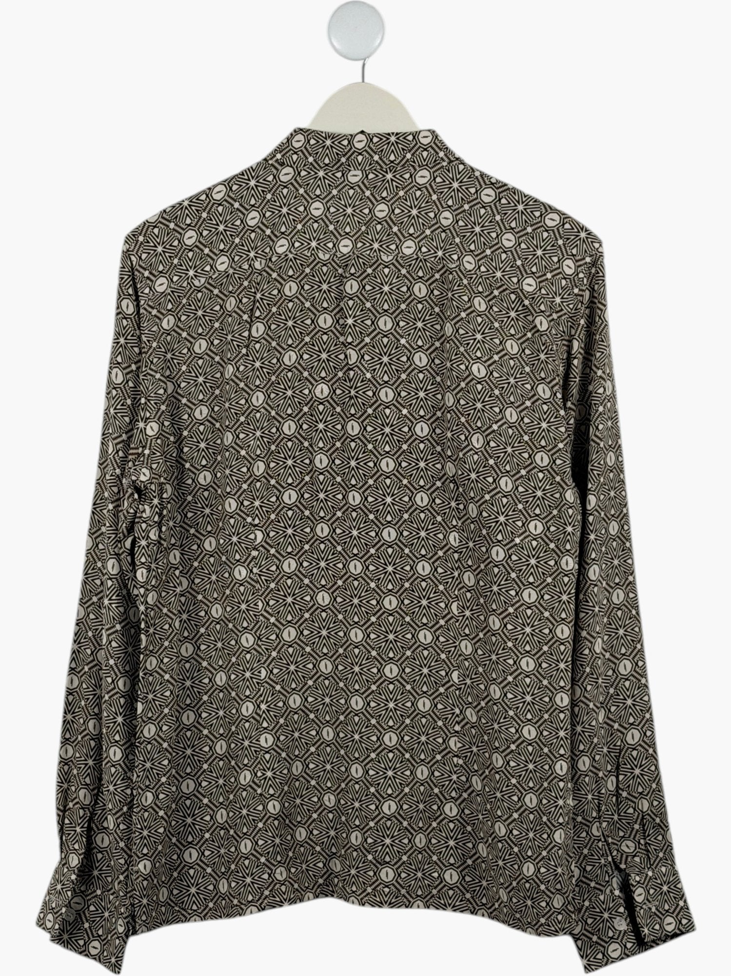 LEWIS JAMES Verona Jacquard Viscose Shirt t UK M