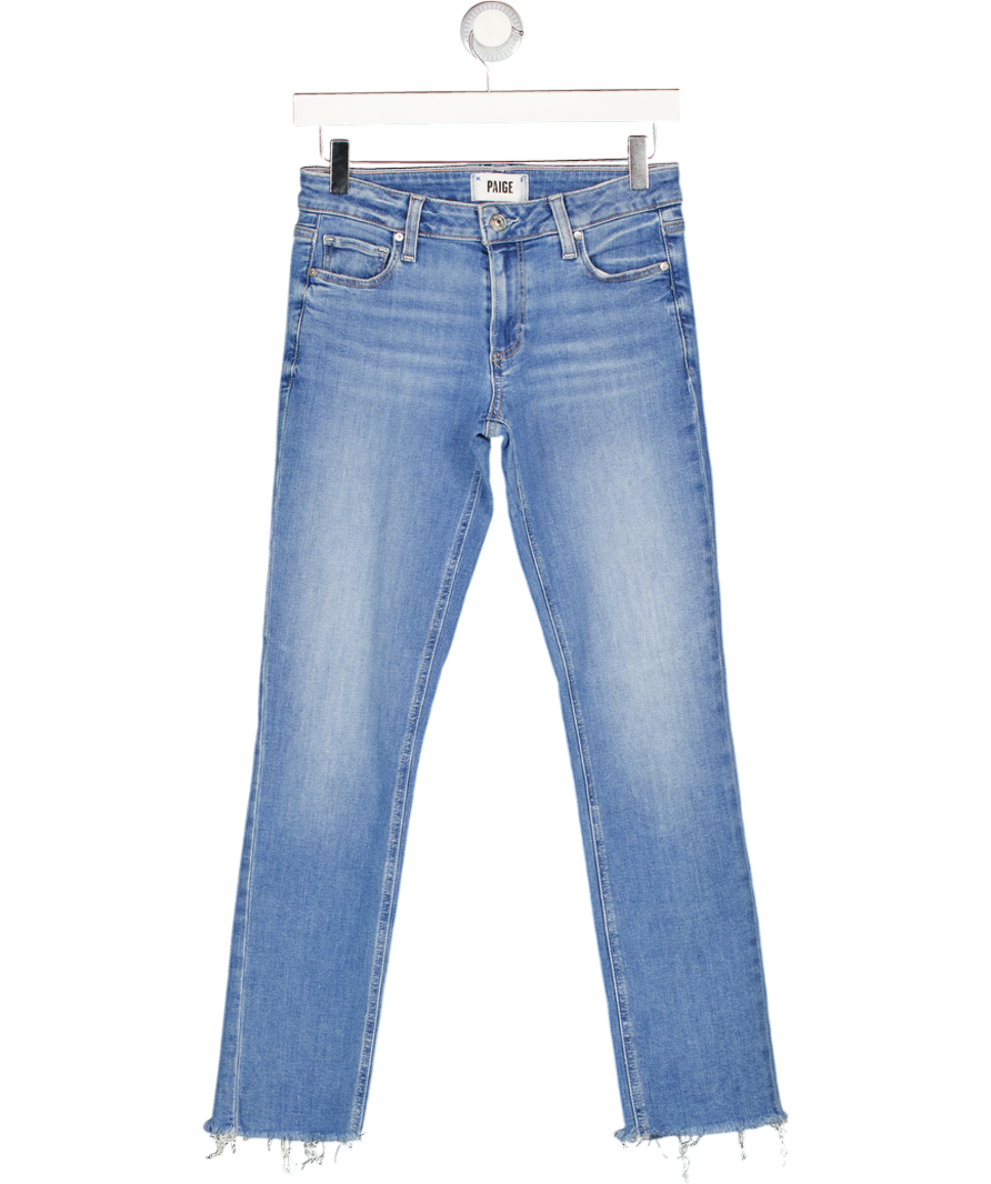 PAIGE Blue Mid Rise Boyfriend Jeans W23