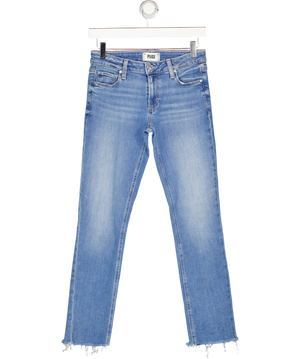 PAIGE Blue Mid Rise Boyfriend Jeans W23