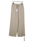 Reformation Oatmeal Beige  Olina Linen Pant UK XS