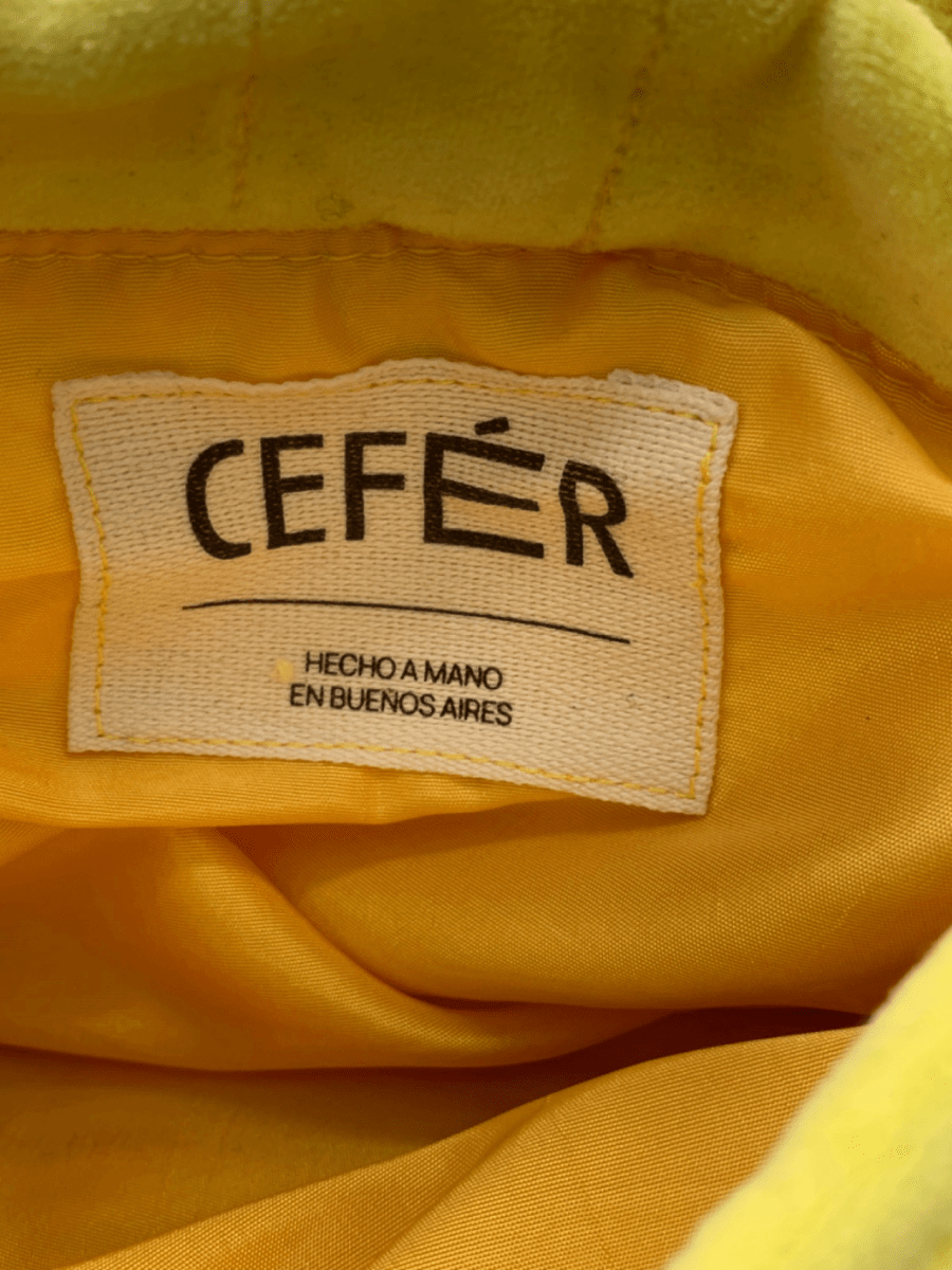 Cefer Yellow Handcrafted Knotted Shoulder Bag - Reliked