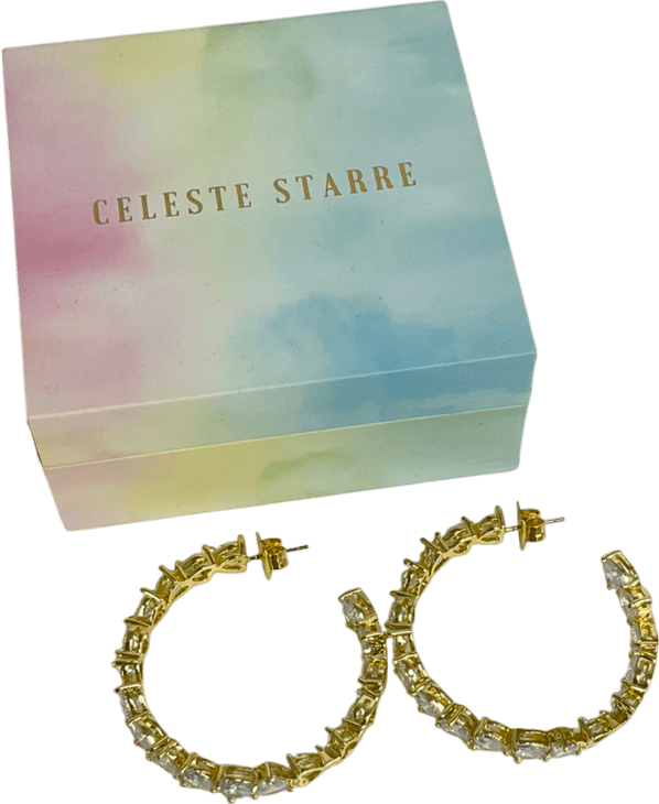 Celeste Starre Metallic Ice Queen Earrings - Reliked