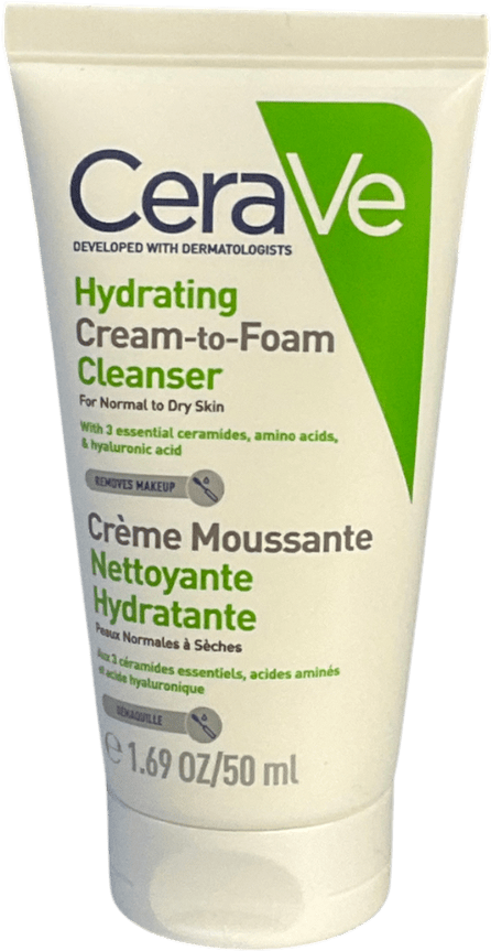Cerave Cream To Foam Cleanser 50ml - Reliked