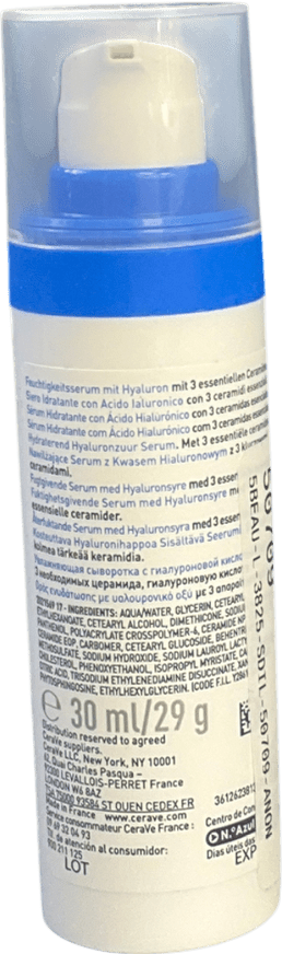 Cerave Hydrating Hyaluronic Acid Serum 30ml - Reliked