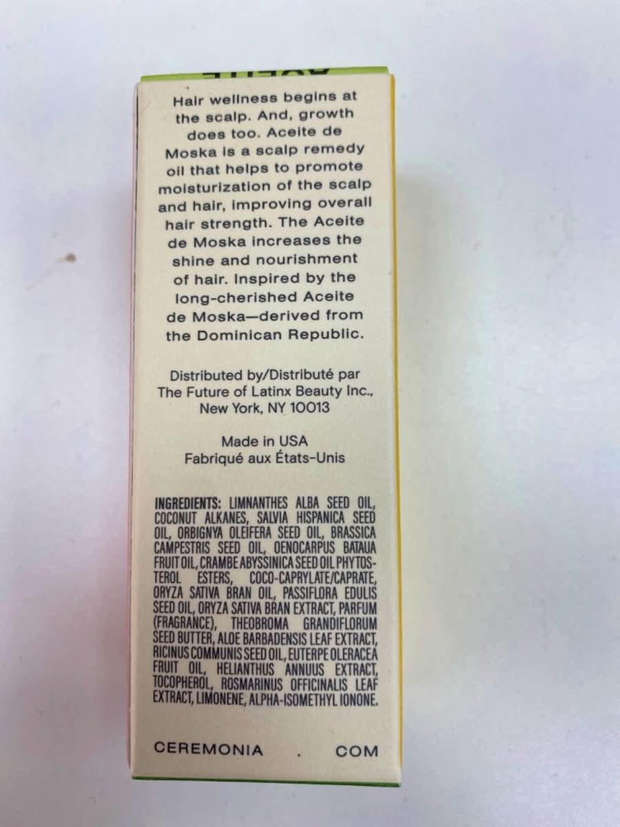 Ceremonia Heritage Scalp Remedy Oil 30ml - Reliked