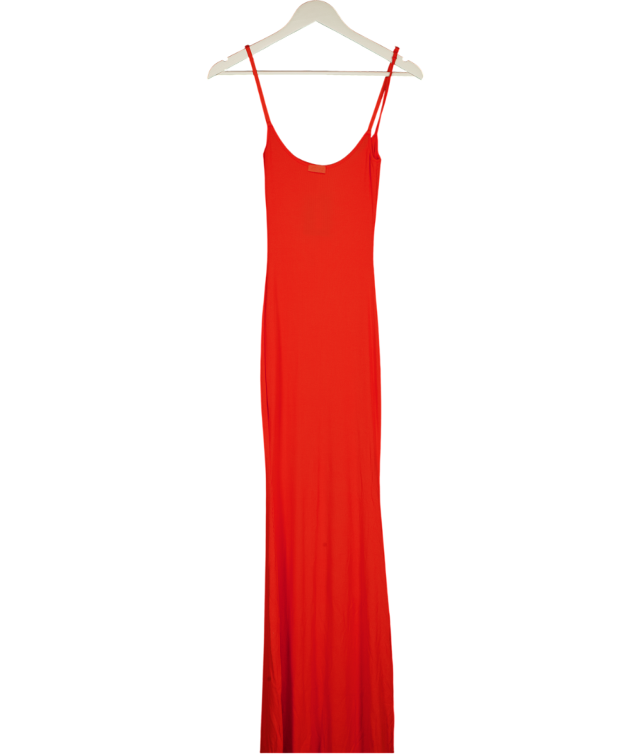 SKIMS Orange Soft Lounge Long Slip Dress UK S