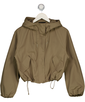 UNIQLO Green Cotton Blend Short Parka UK XS