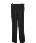 ME + EM Black Relaxed Wide Leg Trousers UK 8