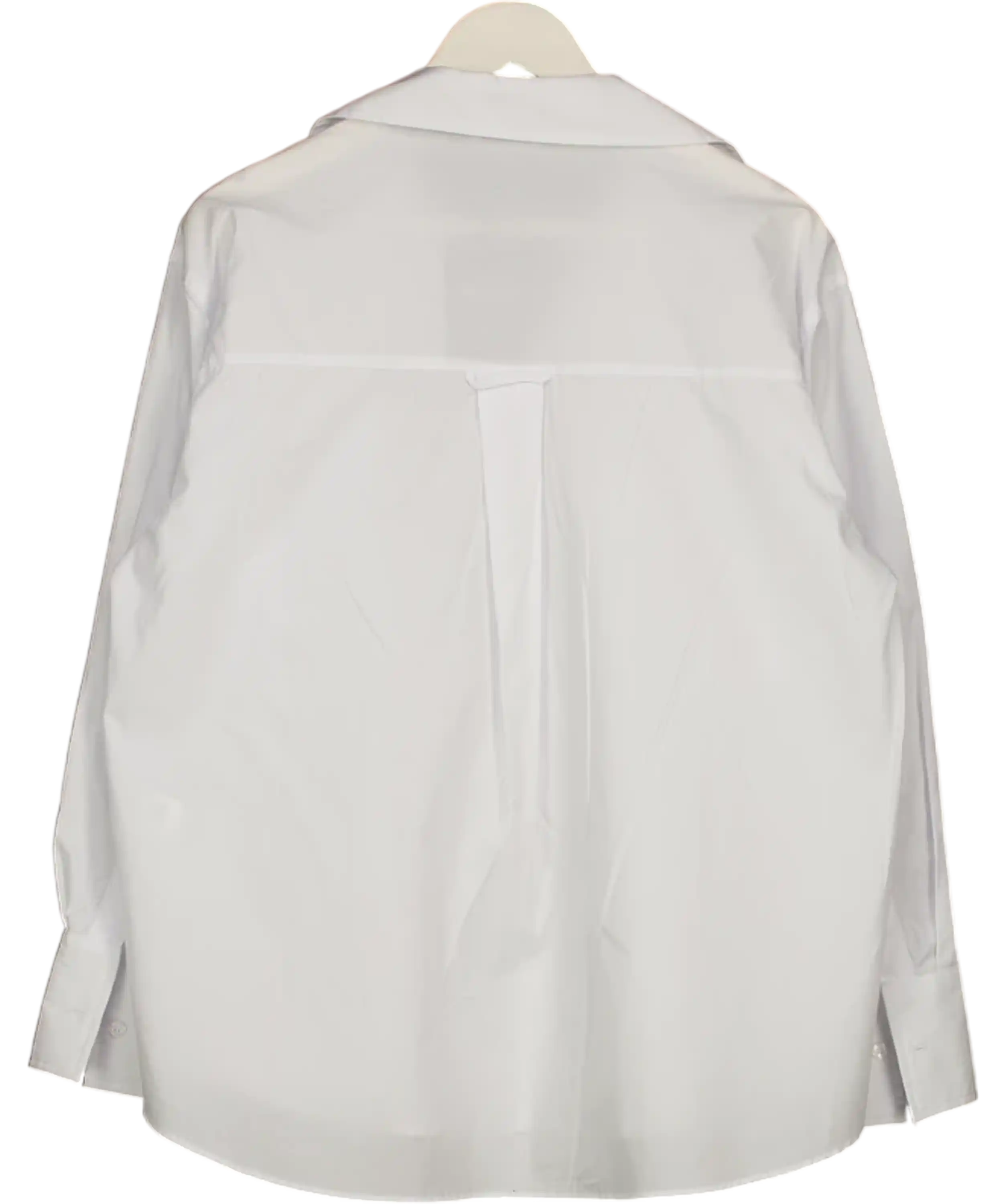 ZARA White Cotton Poplin Shirt UK M