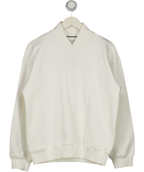 Alex Eagle White The Berwick Crew Neck Sweatshirt UK L