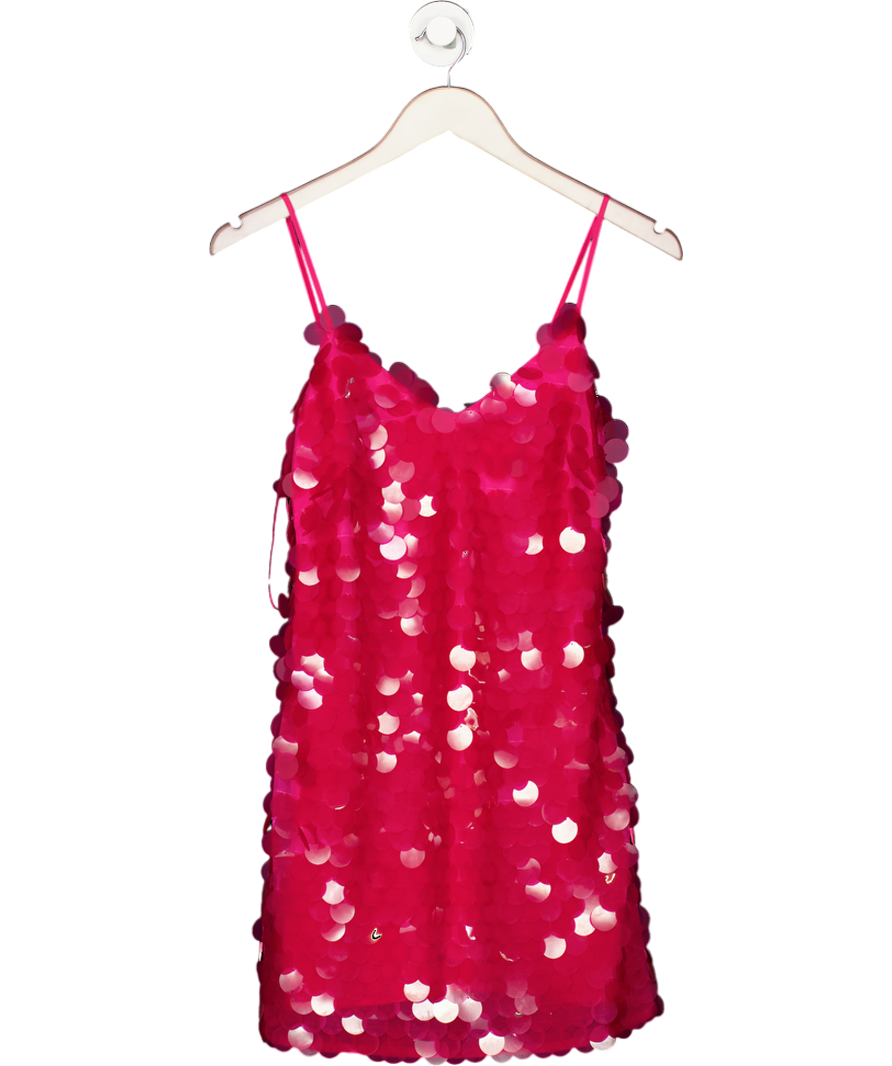 Ashish Pink Sequin Mini Dress UK 6