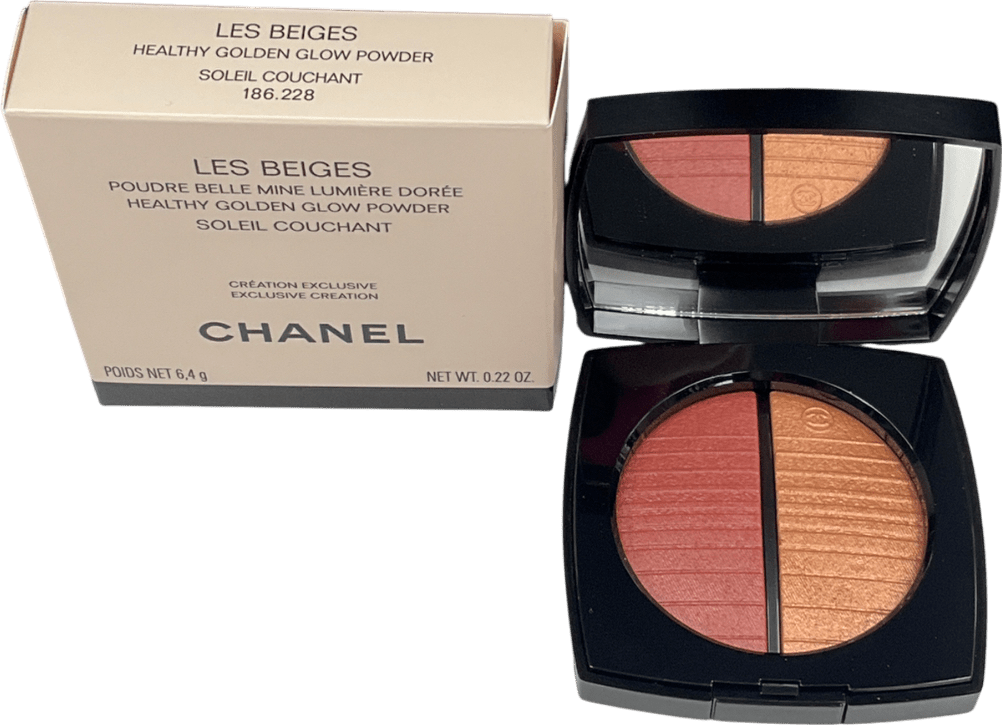 Chanel Les Beiges Healthy Golden Glow Powder Exclusive Creation – Illuminating Powder Duo Les Beiges 6.4g - Reliked
