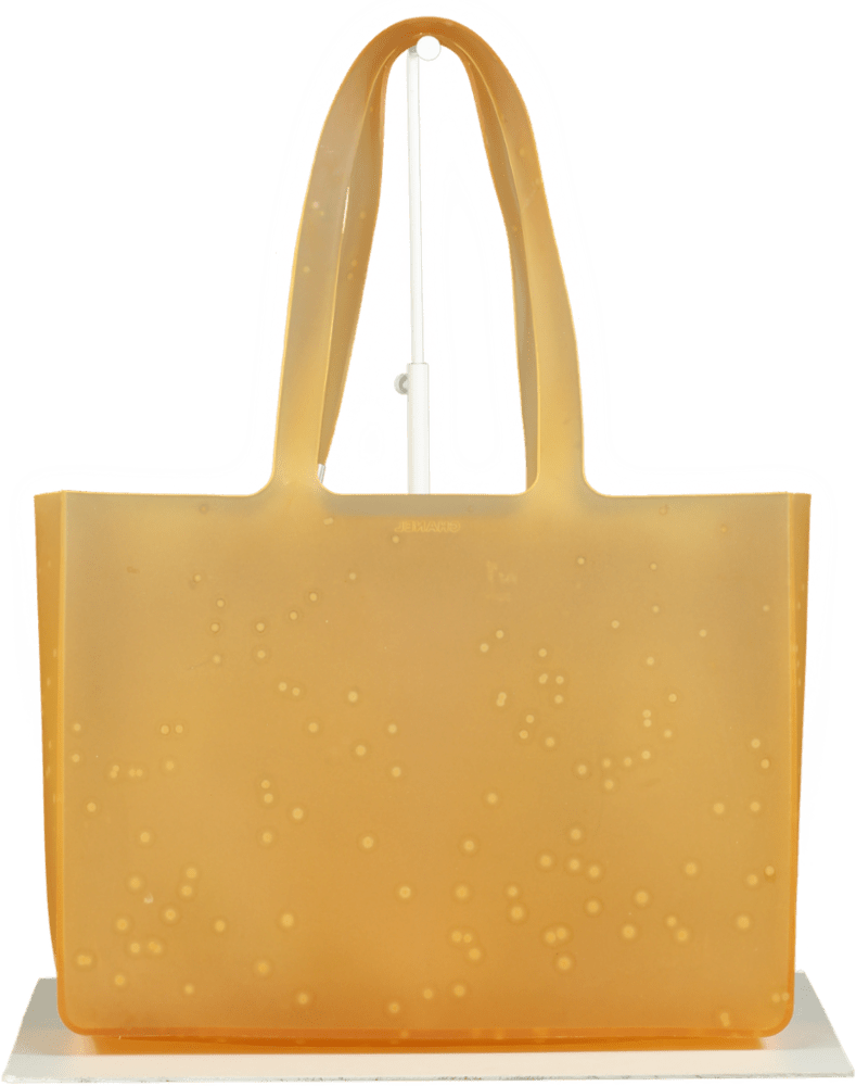 CHANEL Ltd.Edition Orange Logo Jelly Tote Beach Bag - Reliked