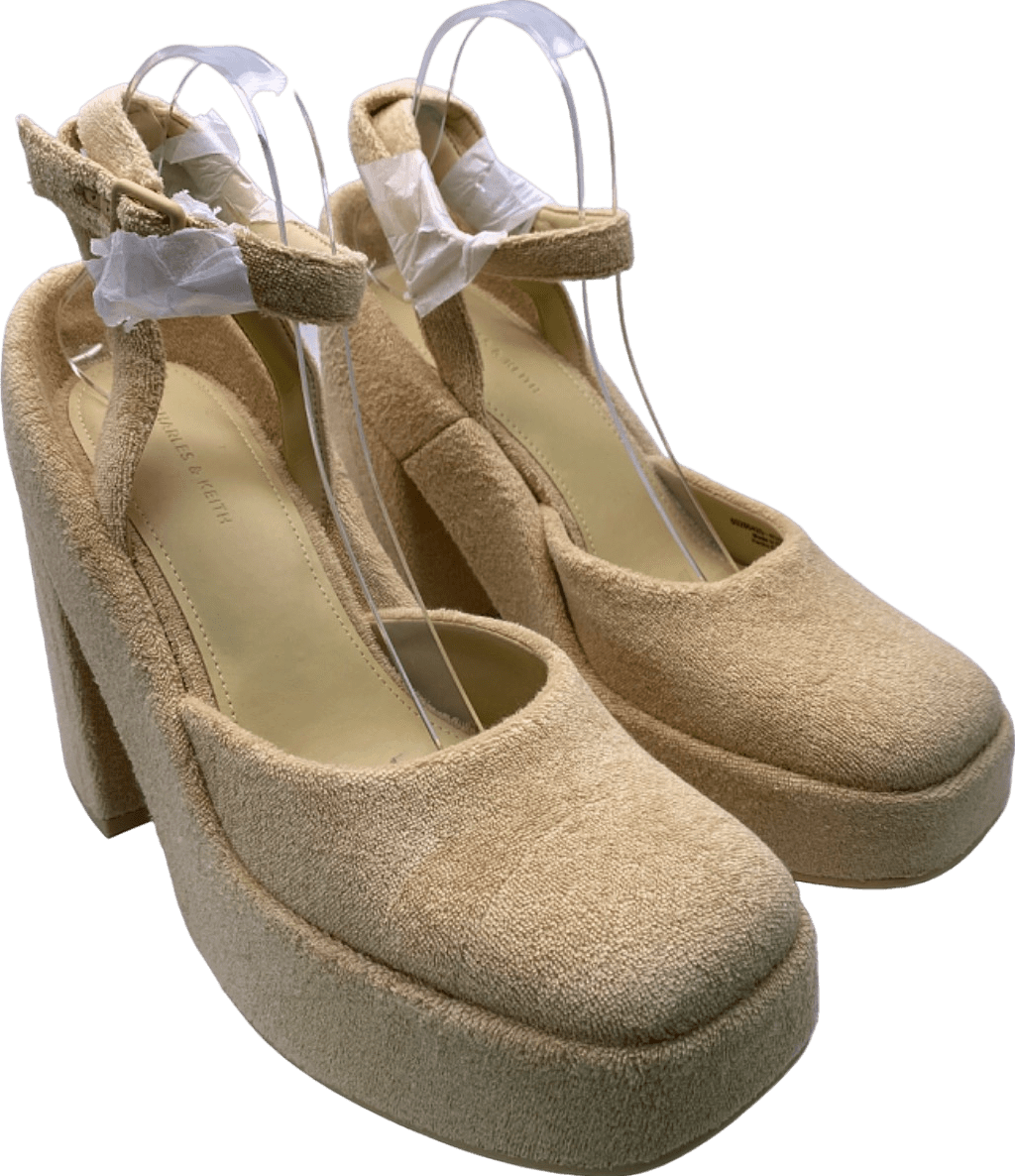 Charles & Keith Beige Platform High Heels EU 41 UK 8 - Reliked