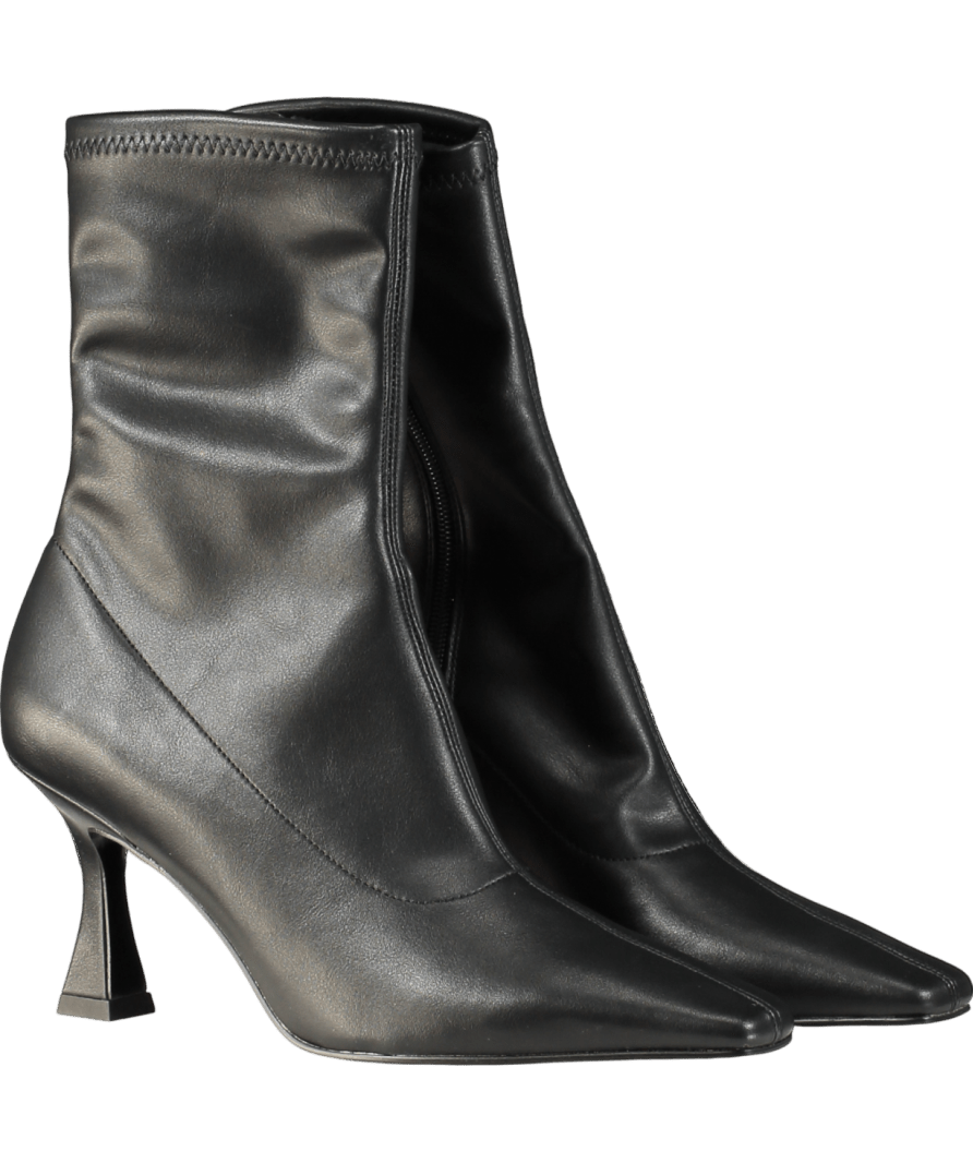 Charles & Keith Black Ankle Boots UK 6 EU 39 👠 - Reliked