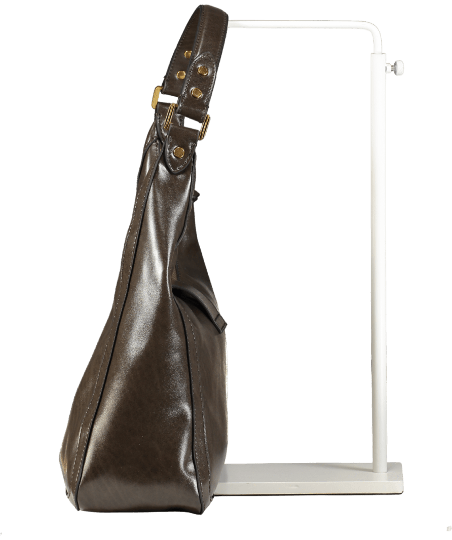 Charles & Keith Brown Shoulder Bag With Crossbody Strap - Reliked