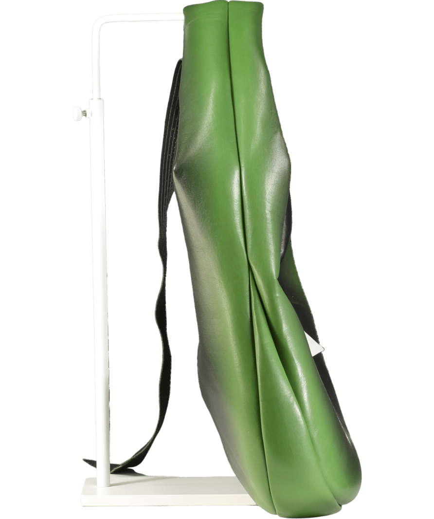 Charles & Keith Green Toni Gradient Knotted Crescent Hobo Bag - Reliked