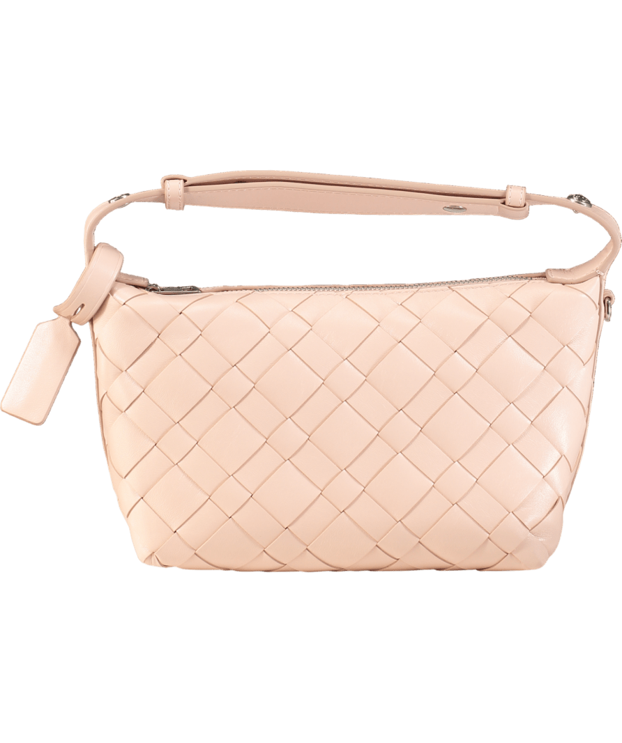 Charles & Keith Ivette Woven Shoulder Bag - Light Pink - Reliked