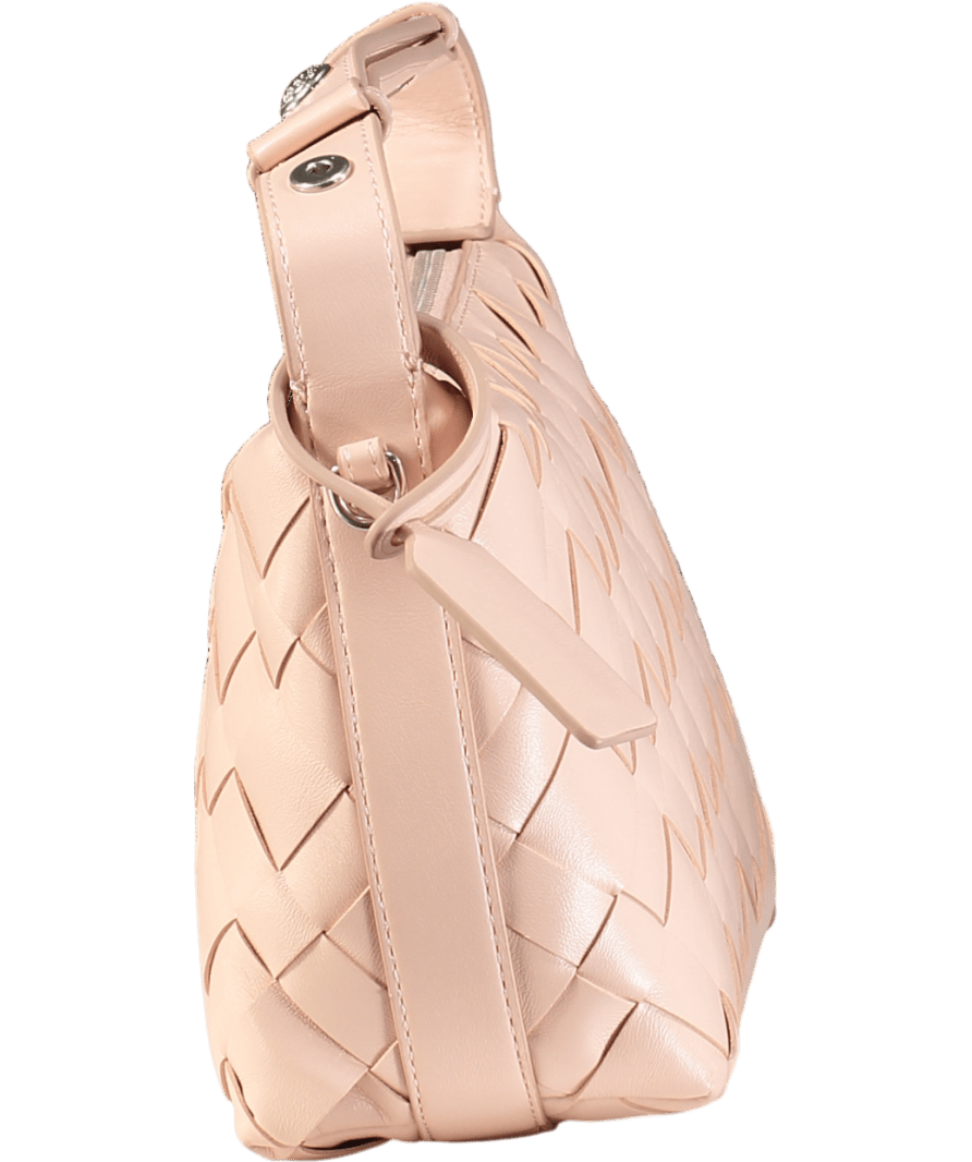 Charles & Keith Ivette Woven Shoulder Bag - Light Pink - Reliked