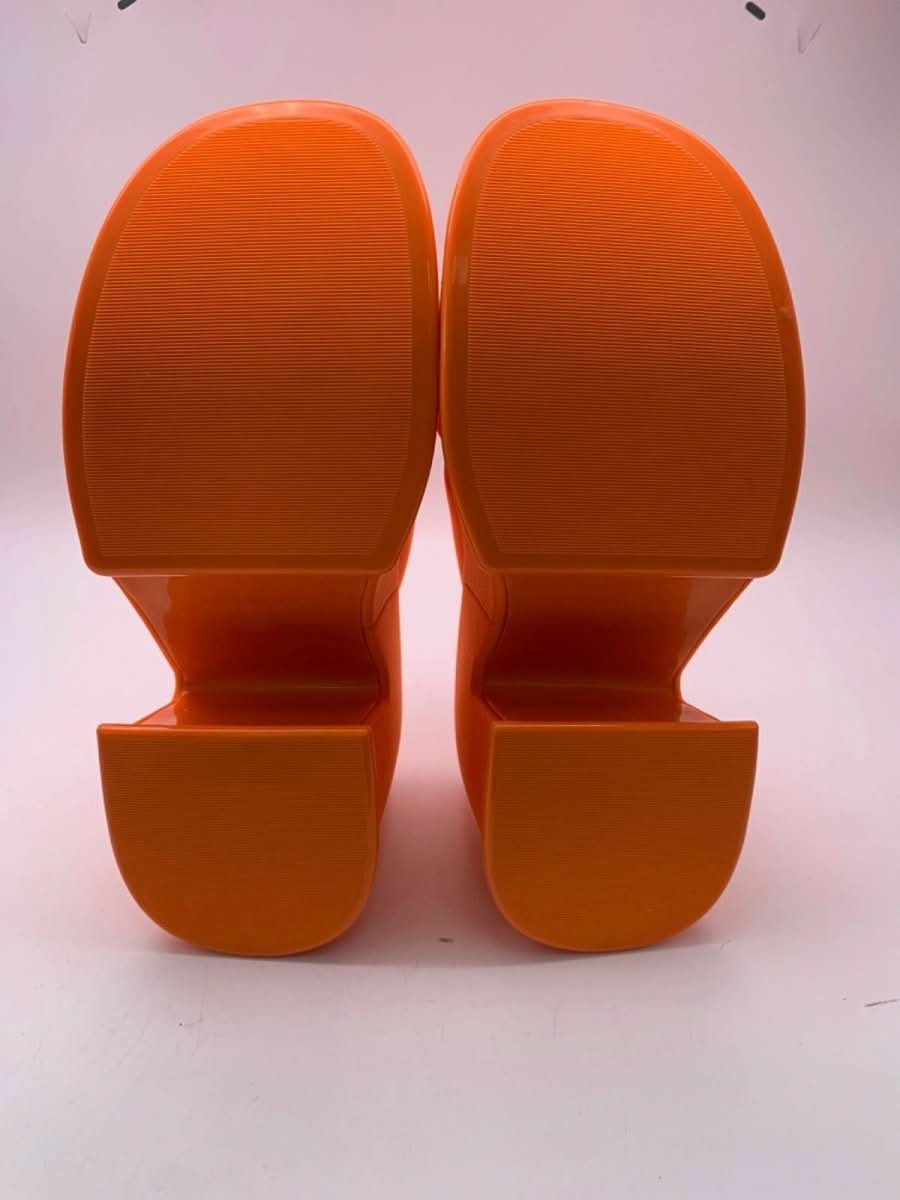 Charles & Keith Orange Block Heel Sandals EU 38 UK 5 - Reliked