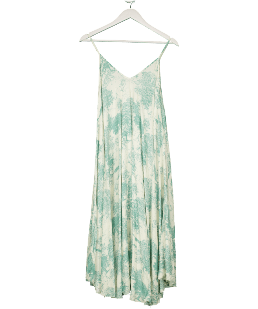 Charli Cream V - neck Maxi Dress One Size - Reliked