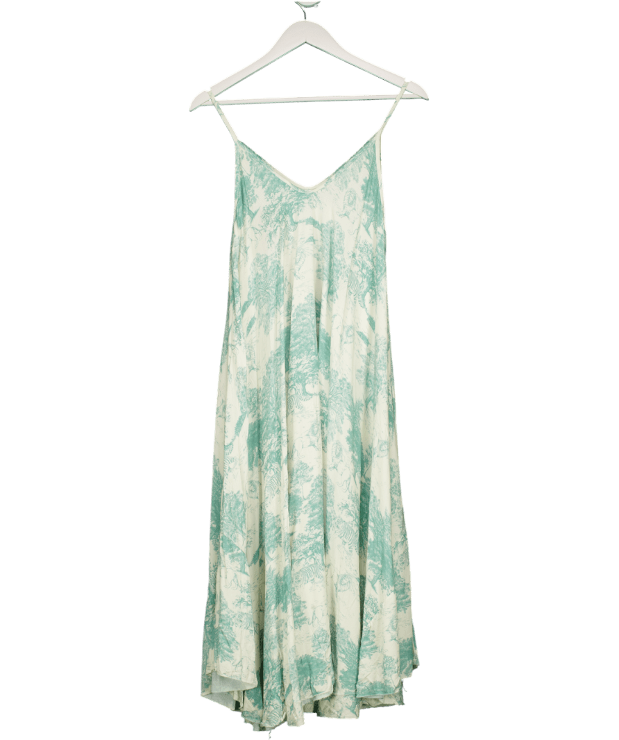 Charli Cream V - neck Maxi Dress One Size - Reliked