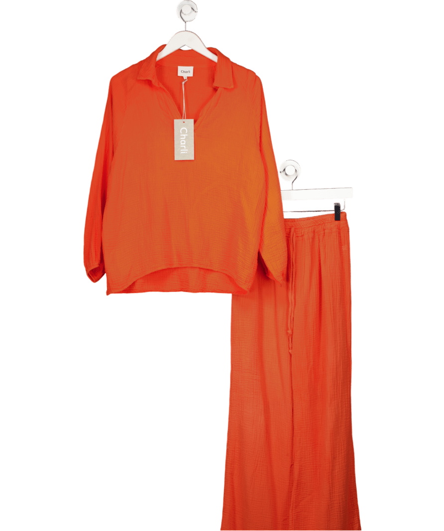 Charli Orange Selina Cotton Set UK S/M - Reliked