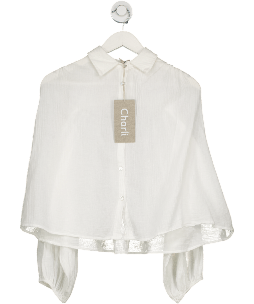 Charli White Aida Shirt UK S/M - Reliked
