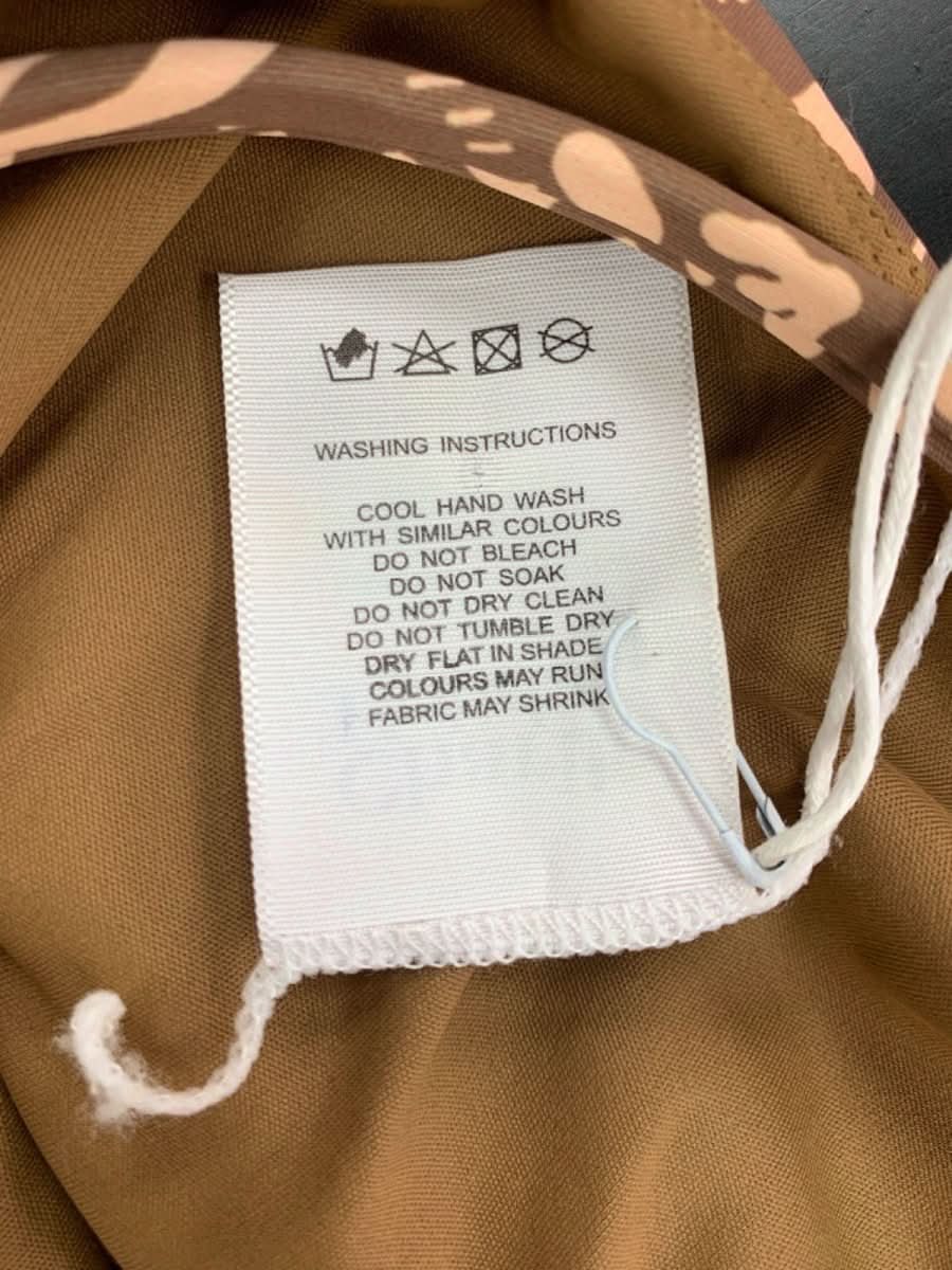 Charlie Holiday Brown Floral One - Piece Swimsuit UK 10 - Reliked