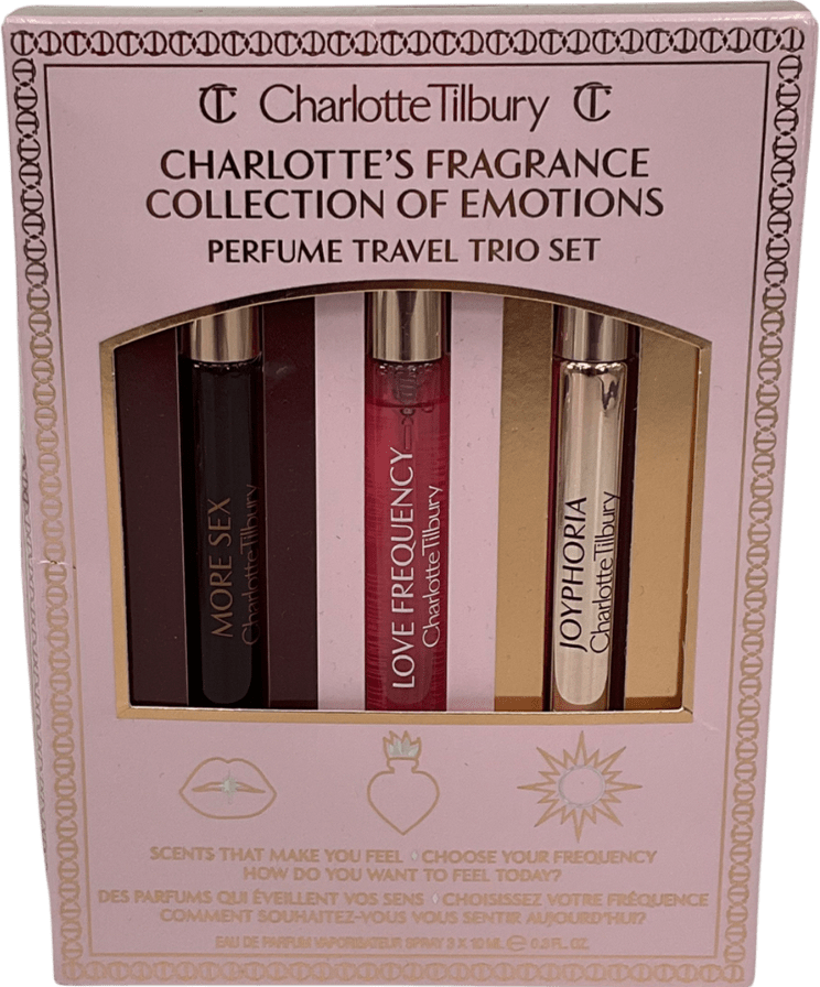 Charlotte Tilbury Fragrance Collection Of Emotions Perfume Travel Trio Set 3x10ml - Reliked